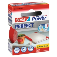 Tesa Extra Power Perfect textieltape rood 19 mm x 2,75 m 202276