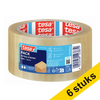 Tesa Pack Extra Strong verpakkingstape transparant 50 mm x 66 m (6 rollen) 203402