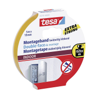 Tesa Powerbond Indoor dubbelzijdig tape 19 mm x 5 m 55741-00001-03 203355