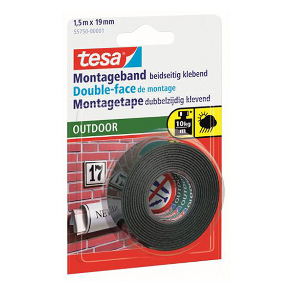 Tesa Powerbond Outdoor dubbelzijdig tape 19 mm x 1,5 m 203365 - 2