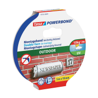 Tesa Powerbond Outdoor dubbelzijdig tape 19 mm x 5 m 203358