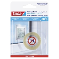 Tesa Powerbond montagetape transparant 19 mm x 1,5 m 77740-00000-00 202316