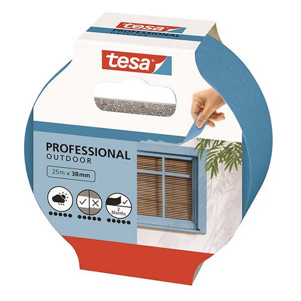 Tesa Professional Outdoor afdekplakband 38 mm x 25 m 56251-00000-03 203364 - 2