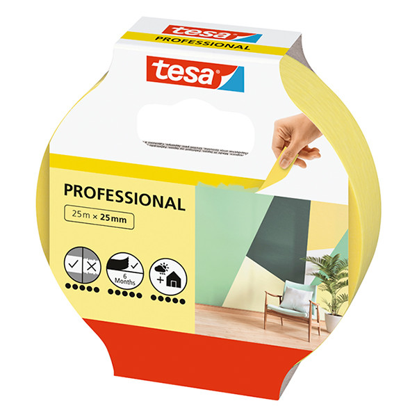 Tesa Professional afdekplakband 25 mm x 25 m 56270-00000-02 203356 - 3