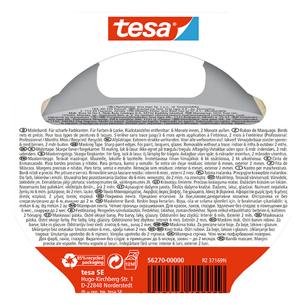 Tesa Professional afdekplakband 25 mm x 25 m 203356 - 4