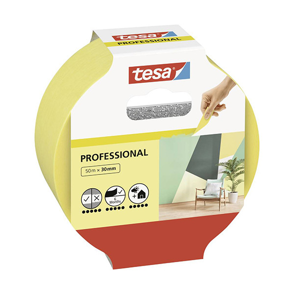 Tesa Professional afdekplakband 30 mm x 50 m 56299-00000-00 203359 - 1