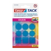 Tesa Tack gekleurde kleefpads blauw (9 stuks)