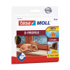 Tesa TesaMoll Classic D-profiel tochtstrip bruin 6 m x 9 mm 203317 - 1