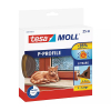Tesa TesaMoll Classic P-profiel tochtstrip bruin 25 m x 9 mm 203313 - 1