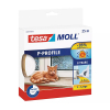 Tesa TesaMoll Classic P-profiel tochtstrip wit 25 m x 9 mm 203312 - 1