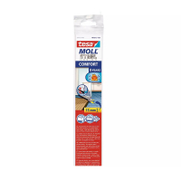 Tesa TesaMoll Comfort dorpelstrip RVS 40 mm x 1 m 203325