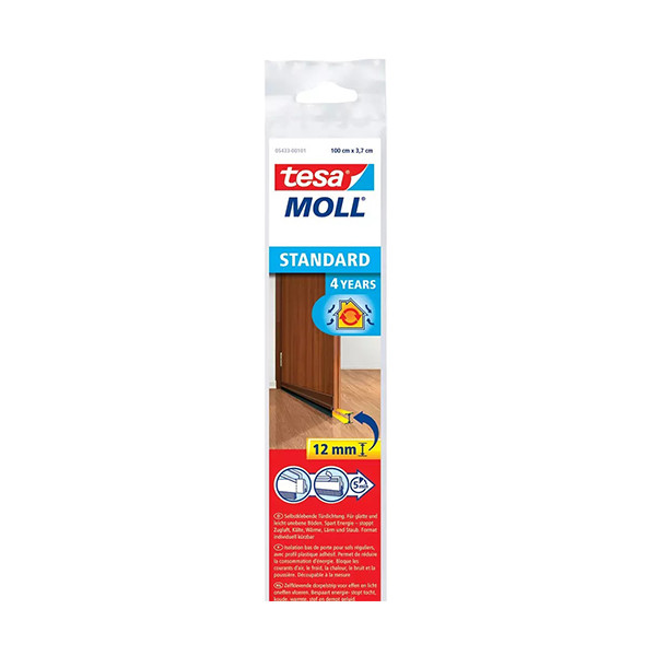 Tesa TesaMoll Standard dorpelstrip bruin 37 mm x 1 m 203321 - 1