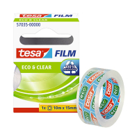 Tesa eco & clear plakband 15 mm x 10 m 202428