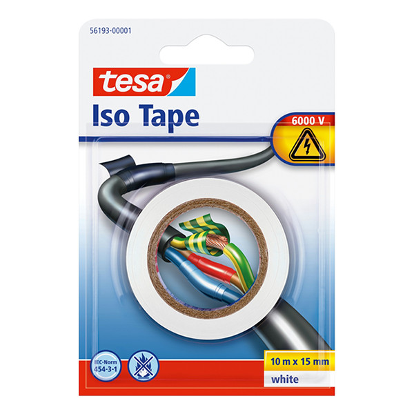 Tesa isolatietape wit 15 mm x 10 m 203389 - 1