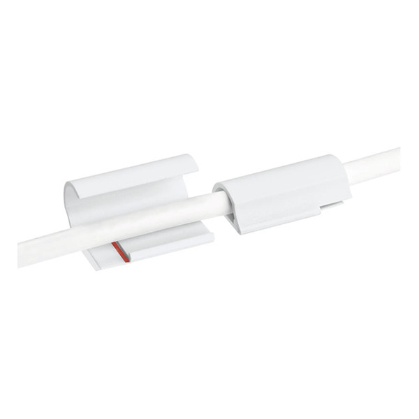 Tesa powerstrips kabelclips zelfklevend wit (5 stuks) 58035-00016-20 58035-16 202352 - 5