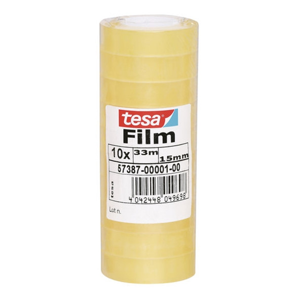 Tesa standaard plakband 15 mm x 33 m (10 rollen) 57387-00001-00 57387-00001-01 202293 - 1