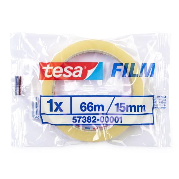 Tesa standaard plakband 15 mm x 66 m 57382-00001-00 57382-00001-01 202291 - 1