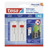 Tesa verstelbare klevende spijker voor tegels en metaal 3 kg (2 stuks) 77764-00000-00 202298