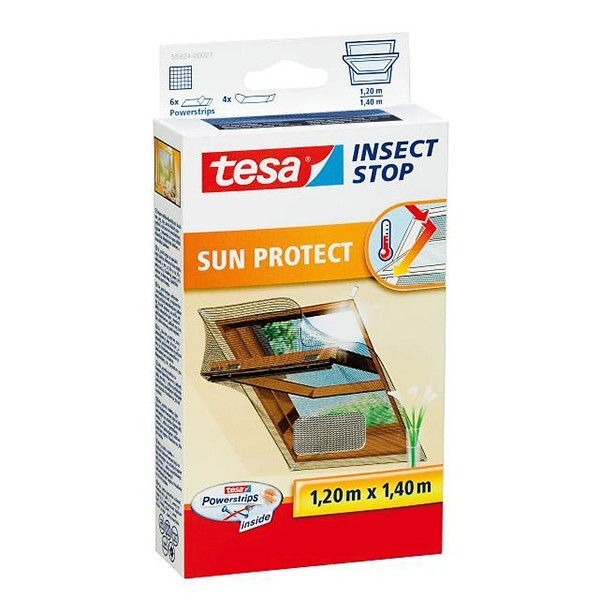 Tesa vliegenhor Insect Stop Sun Protect (120 x 140 cm) 55924-00021-00 STE00008 - 1