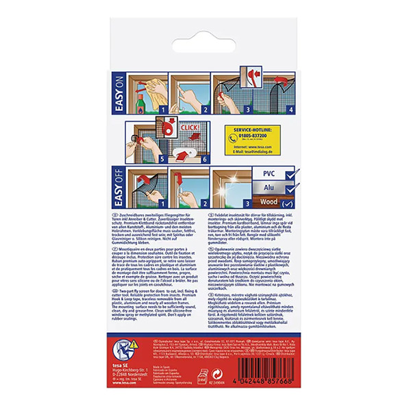 Tesa vliegenhor Insect Stop comfort deur 2 x (65 x 220 cm, wit) STE00018 - 2