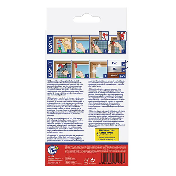 Tesa vliegenhor Insect Stop comfort raam (120 x 240 cm, wit) STE00011 - 2