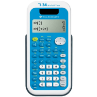 Texas-Instruments Texas Instruments TI-34 Multiview wetenschappelijke rekenmachine 34MV/TBL/3E4/B 206009
