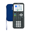 Voordeelbundel: Texas Instruments TI-84 EVO-T grafische rekenmachine + rekenmachine etui blauw 206056 - 1