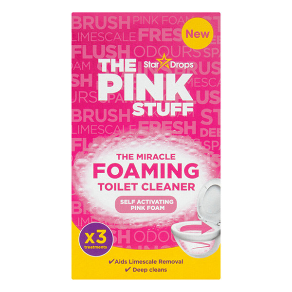 The Pink Stuff The miracle foaming toilet powder (3 x 100 gram)  SPI00023 - 1