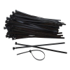 Tiewrap hersluitbare kabelbinder - 160 x 4,8 mm zwart (100 stuks) 990.494 399546 - 2