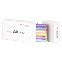 Tombow alcohol-based ABT marker set pastel kleuren (12 stuks) 19-ABTP-12P-2 241536