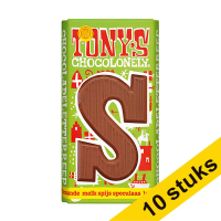 Aanbieding: 10x Tony's Chocolonely Melk Spijs Speculaas S chocoladeletter 180 gram