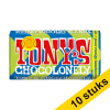 Aanbieding: 10x Tony's Chocolonely Puur Romige Hazelnoot Crunch chocoladereep 180 gram 137223 - 1