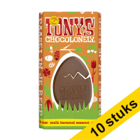 Aanbieding: 10x Tony's Chocolonely paasreep Melk Karamel Zeezout 180 gram