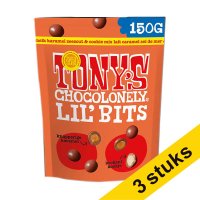 Aanbieding: 3x Tony's Chocolonely LiL'Bits Melk Karamel zeezout & cookie mix (150 gram)