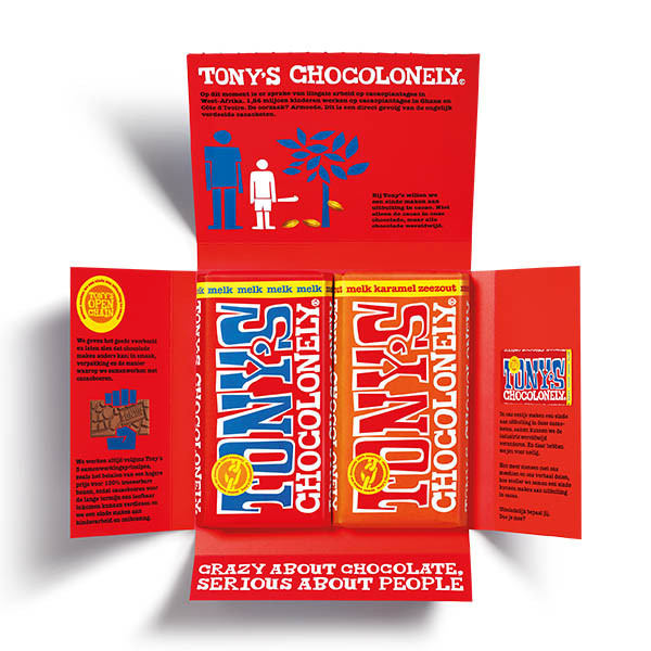 Tony's Chocolonely Gefeliciteerd duo-doosje (2 x 180 gram) 137249 - 3