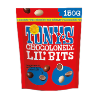Tony's Chocolonely LiL'Bits Triple chocolate mix (150 gram) 137156