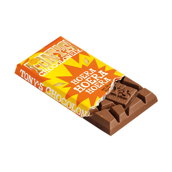 Tony's Chocolonely Melk Chocolate Chip Cookie gefeliciteerd chocoladereep 180 gram 137226 - 2