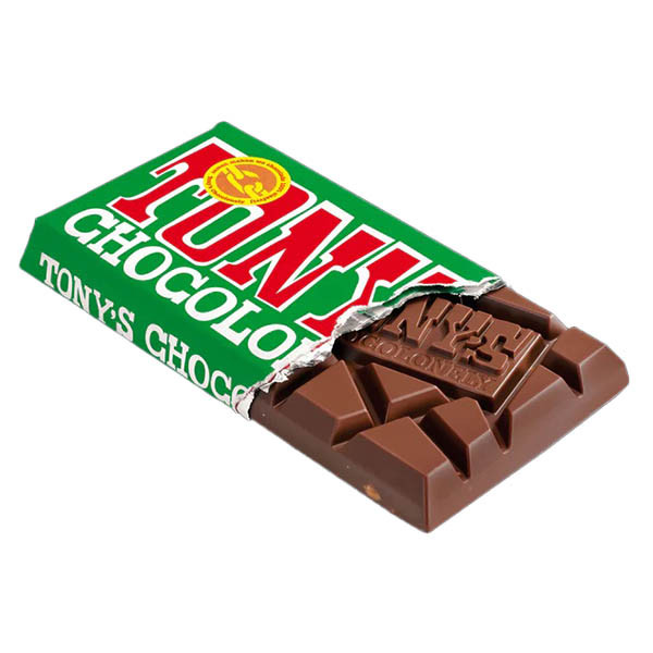 Tony's Chocolonely Melk Hazelnoot chocoladereep 180 gram 137164 - 2
