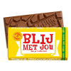 Tony's Chocolonely Melk Noga blij met jou chocoladereep 180 gram 423293 - 2
