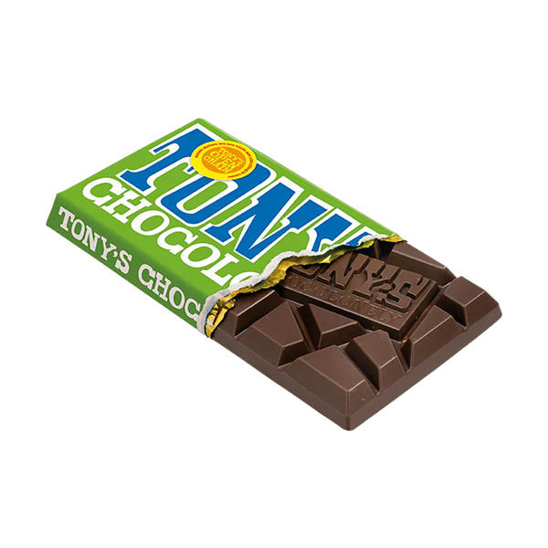 Tony's Chocolonely Puur Amandel Zeezout chocoladereep 180 gram 137208 - 2
