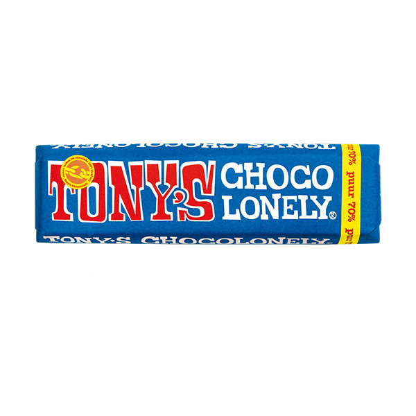 Tony's Chocolonely Puur chocoladereep 50 gram 423260 - 1