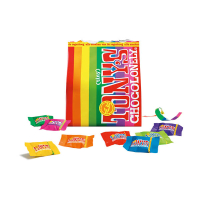 Tony's Chocolonely Tiny Pouch Regenboog Mix chocolade (135 gram)