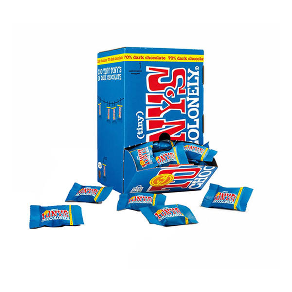 Tony's Chocolonely Tiny Puur chocolade (100 stuks) 17489 423288 - 1