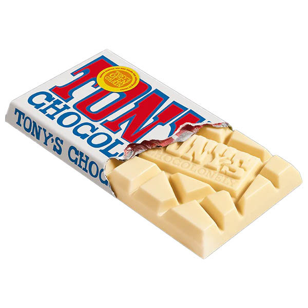 Tony's Chocolonely Wit chocoladereep 180 gram 137168 - 2