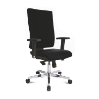 Topstar Lightstar 20 bureaustoel aluminium voetenkruis zwart LS290TG20 205833