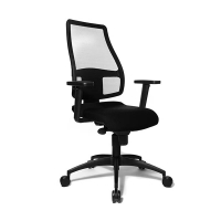 Topstar Syncro Net bureaustoel zwart (incl. H armleggers) 205903