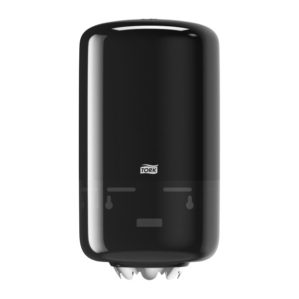Tork Mini Centerfeed 558008 M1-dispenser voor poetspapier (zwart) 558008 STO00230 - 1