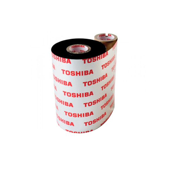 Toshiba AW6F / BSA40110 wax ribbon zwart (origineel) BSA40110AW6F 078518 - 1