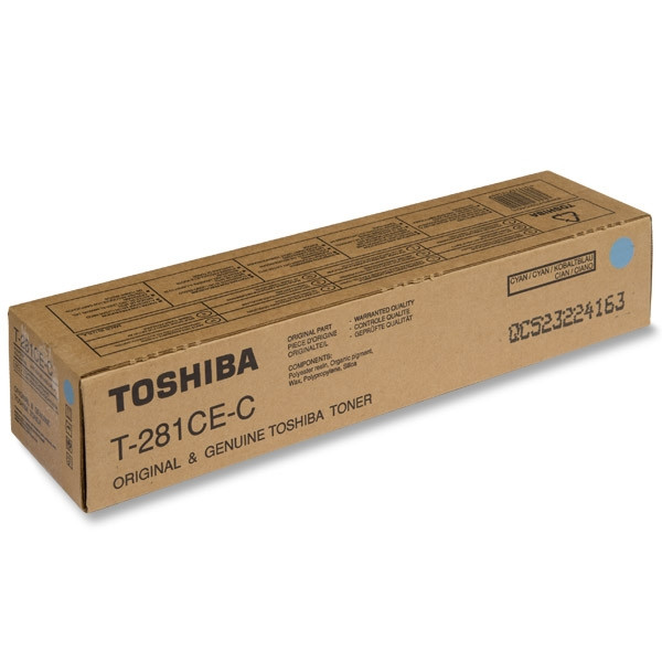 Toshiba T-281C-EC toner cyaan (origineel) 078598 - 1