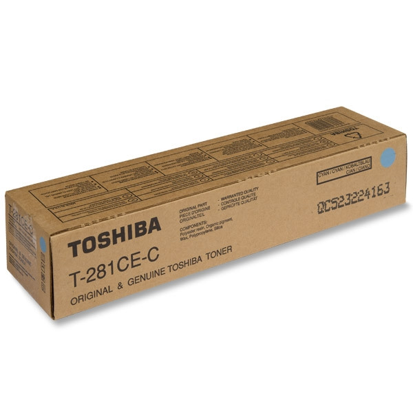 Toshiba T-281C-EC toner cyaan (origineel) 6AK00000046 904602 - 1